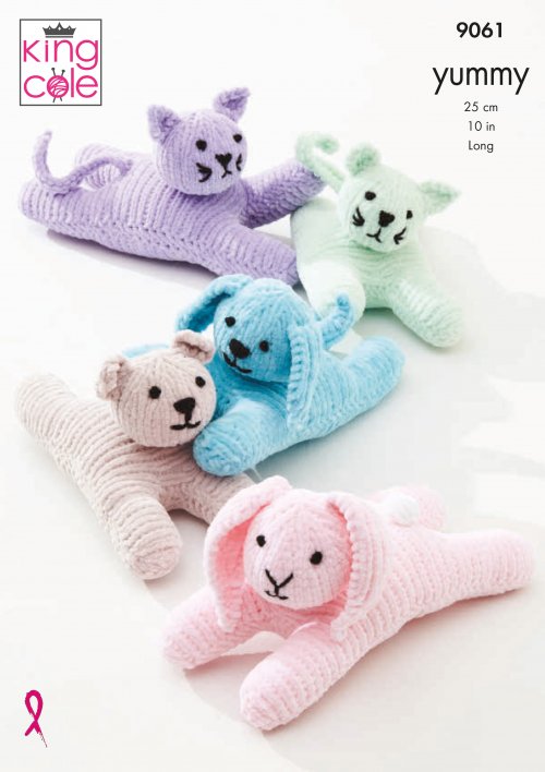 King Cole Laying Toys: Knitted in Yummy
