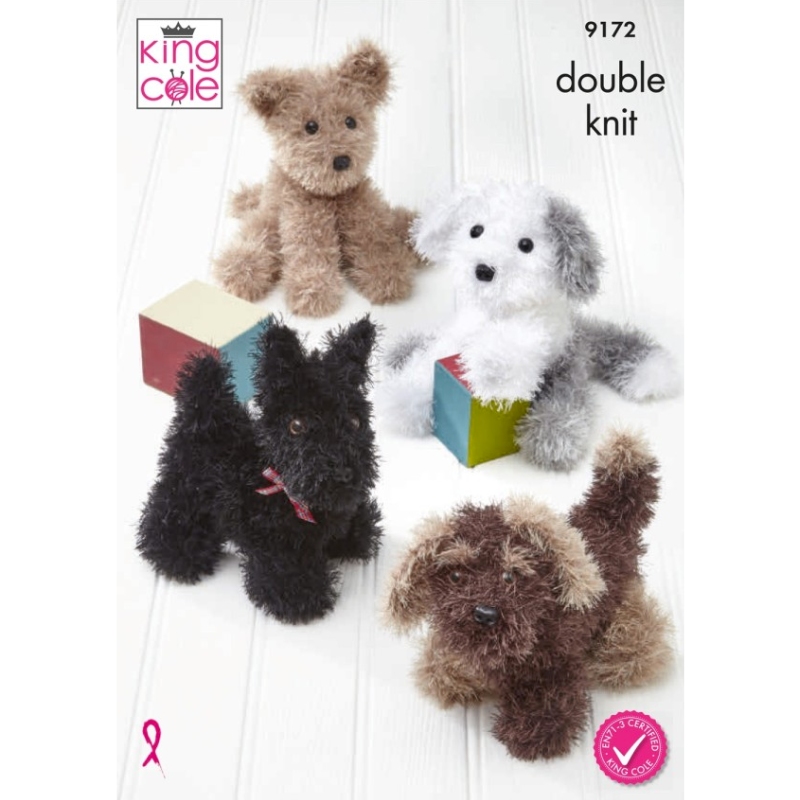 King Cole Dog Toys Knitted in Moments DK