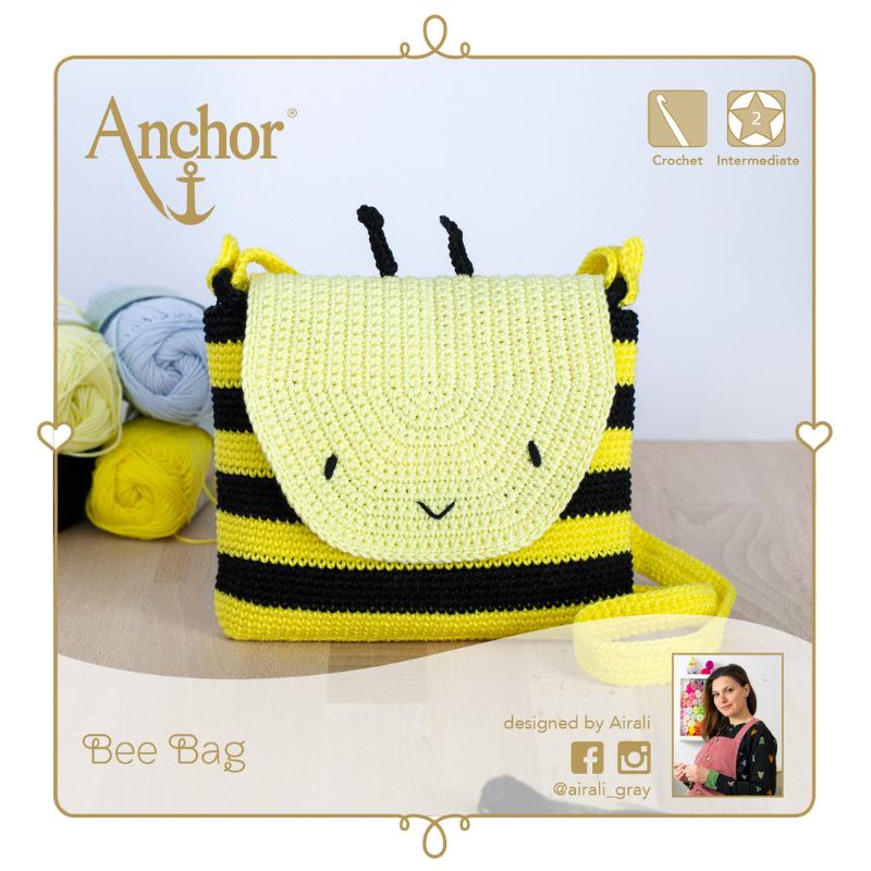 Crochet Kit Bag - Bee