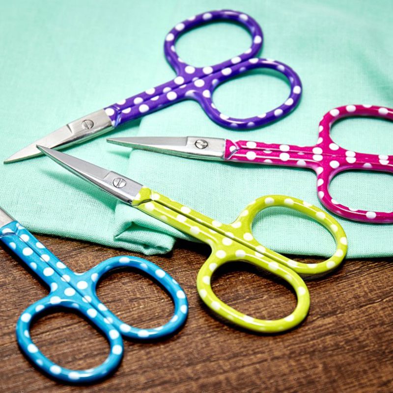 Embroidery Scissors (9.3cm or 3.6in) Polka Dots