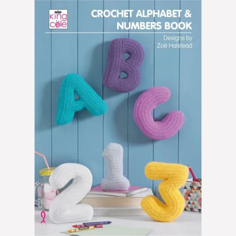 King Cole  Crochet Alphabet & Numbers Book
