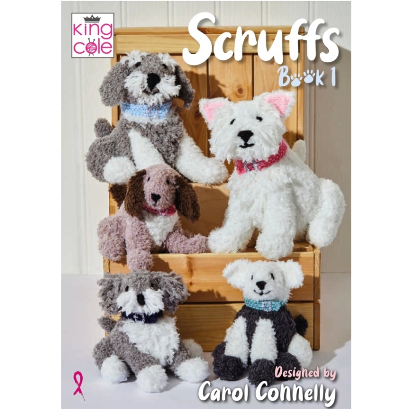 King Cole Scruffs  Toy Dog Book