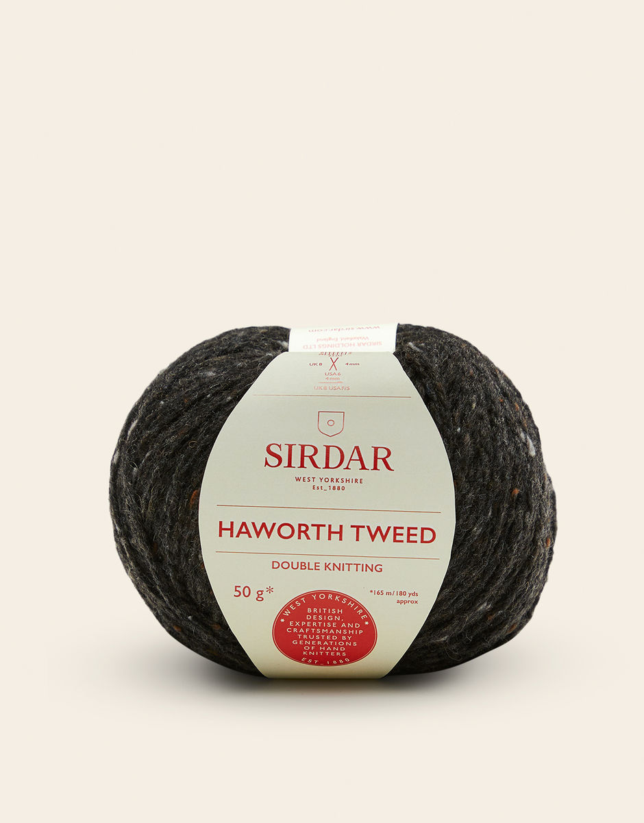 Sirdar Haworth Tweed DK Lana Yorkshire Stone 912 - 50g, 50% Lana 50% Nylon, Ferri 4mm, 165m
