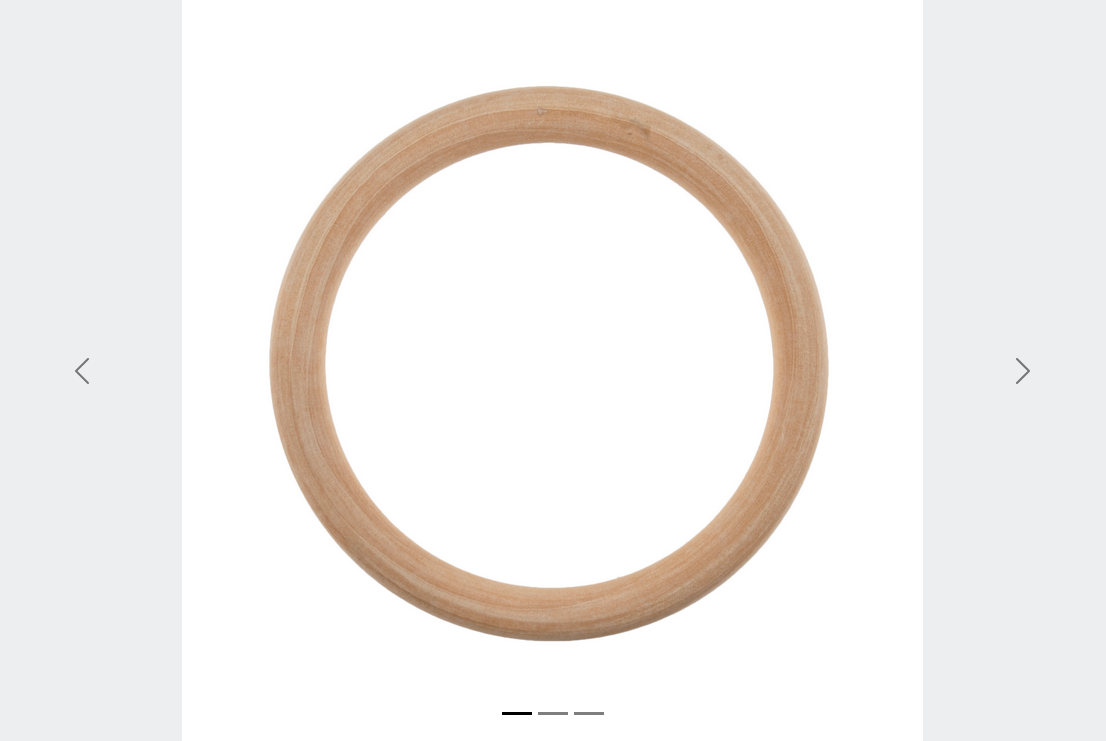 Craft Ring: Wooden: Round: 10cm Diameter